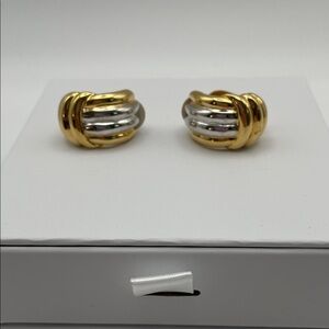 Nina Ricci Gold and Silver Women's Earrings